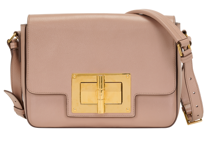 Natalia Shoulder Bag, &pound;410, Handbags, Pink, Leather, Front view